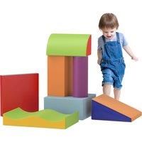 7 Pcs Kids Soft Foam Puzzle Play Blocks Set Learning Toddler Activity Toy