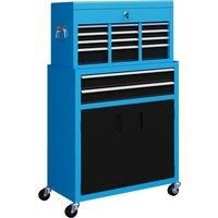 Portable Tool Chest on Wheels with 6 Drawers for Garage and Workshop