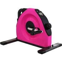 Sportnow Mini Exercise Bik Under Desk Bike For Legs And Arms Workout, Red