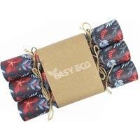 Recycled Paper Christmas Crackers Plastic Free - Poinsettia Table Decorations