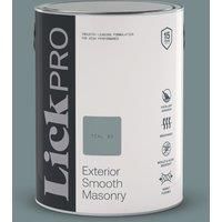 LickPro 5Ltr Smooth Teal 02 Masonry Paint (556TM)