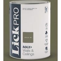 LickPro Max+ 5Ltr Green 05 Eggshell Emulsion Paint (632TM)
