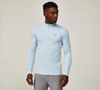 Montirex Peak Gridded Quarter Zip Top - Blue - Size 2XL