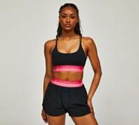 Montirex Womens Icon Contrast 2.0 Bra Top - Black - Size M