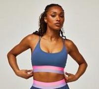 Montirex Womens Icon Contrast 2.0 Bra Top - Black - Size XS