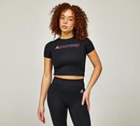 Montirex Womens Limit 2.0 Baby T-Shirt - Black - Size XL