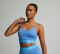 Montirex Womens Icon Lite Bra Top - Blue - Size L