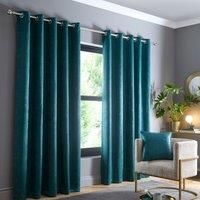 Fusion Strata Dim-Out Eyelet Curtains