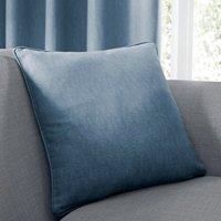 Fusion - Light Blue Cushion (43 x 43cm) - 100% Cotton - Filling Included - Baby Blue Cushions with Covers Included/Cushion Inserts - Matching Curtains Available - Sorbonne Collection