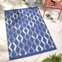 Fusion Outdoor Garden Patio Rug Rico Geometric 120 x 170cm 5 Colours Available