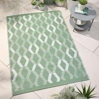Fusion Outdoor Garden Patio Rug Rico Geometric 120 x 170cm 5 Colours Available