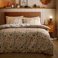 Dreams & Drapes Autumn Foliage Polycotton Duvet Cover & Pillowcase Set