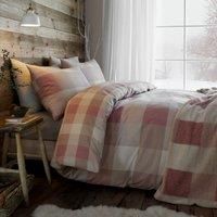 Appletree Ashford Check -Brushed 100% Cotton Super-King Duvet Cover Set
