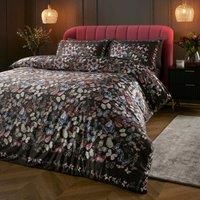 Soiree Papillon -Velvet Super-King Duvet Cover Set