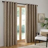 Curtina Talon Jacquard Pair Of Eyelet Curtains