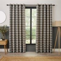 Curtina Everett -Jacquard 66" Width X 90" Drop (168 X 229Cm) Pair Of Eyelet Curtains