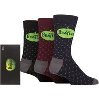 Rock Off officially licensed products The Beatles Apple And Spots Ankle Socks Boxed Set One size