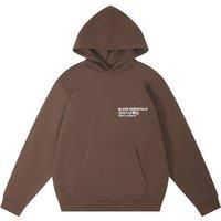 Blank Essentials Men's Japanese HD Hoody in Brown | Size: Medium