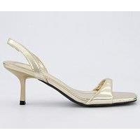 Raid Dorenna Sandals - Heel - Gold