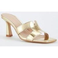 Raid Zelda Heeled Sandals - Gold