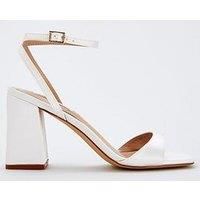Raid Be Mine Wink 2 Heeled Sandals - Ivory Satin