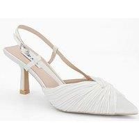 Raid Elari Knot Detail Kitten Heeled Shoes - Ivory