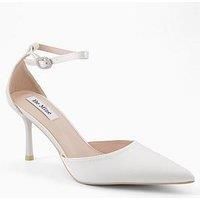 Raid Vennie Lace Detail Kitten Heeled Shoes - Ivory