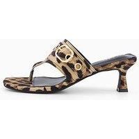 Raid Inkaa Toe Post Hardware Sandal - Leopard