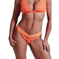 Lemonade Lace V-Brazilian - Neon Orange