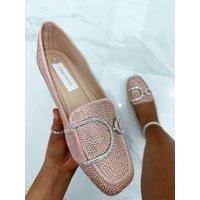 Crystal Imperial Suede Loafers