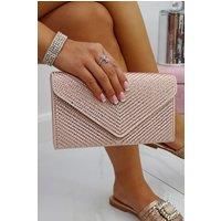 Crystal Glam Envelope Clutch Bag