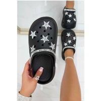 Crystal Strap Platform Stardust Crox Clogs Limited Edition