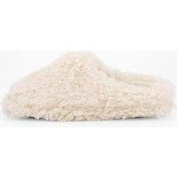 Loungeable Cosy Mule Slipper - Cream