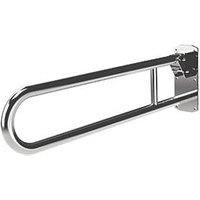 Nymas NymaCARE Doc M Stainless Steel Hinged Support Rail Polished Stainless Steel 800mm x 245mm x 32mm (806JM)