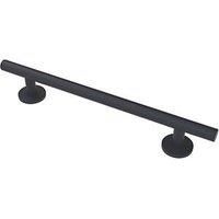 Nymas Straight Doc M Luxury Grab Rail Matt Black 620mm (423JM)