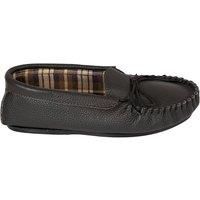 Celtic & Co Men's British Golf Moccasins in Brown | Size: 10