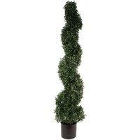 120cm UV Resistant Boxwood Tree Spiral Topiary 1058 leaves