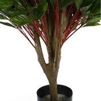 90cm UV Resistant Gloxinia Single Ball Topiary Natural Trunk