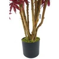 120cm Artificial Red Maple Tree