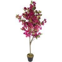150cm Pink Artificial Bougainvillea Tree for Home Decor, Realistic Look