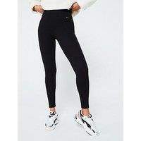 Gym King Womens 365 Rib Legging - Black