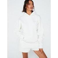 Gym King Womens 365 Relaxed Fit Hoodie - Cream