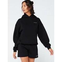 Gym King Womens Fleece Short - Black