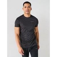 Gym King Men'S Enigma All Over Print Tee - Black