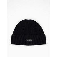 Gym King Women'S Rubber Badge Beanie - Black