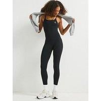 Gym King Women'S 365 Full Length Jumpsuit - Black