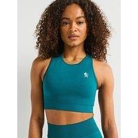 Gym King Womens Elevate Seamless Tank - Green