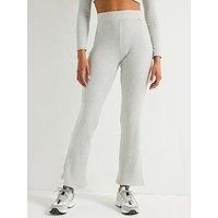 Gym King Women'S Straight Leg Split Trouser - Grey
