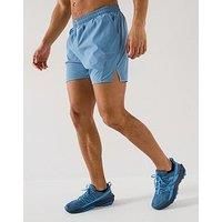 Gym King Men'S Hex 6 Inch Shorts - Blue