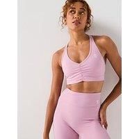 Gym King Women'S 365 Scrunch Bra - Dusky Mauve